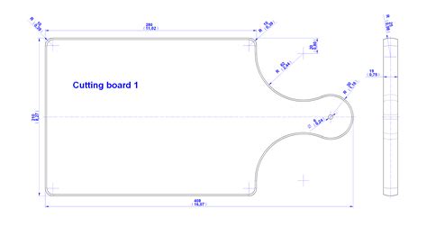 printable cutting board template printable templates