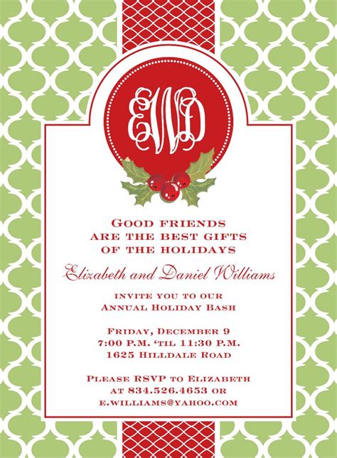 preppy holiday wasabi invitations by noteworthy collections invitation box holiday party