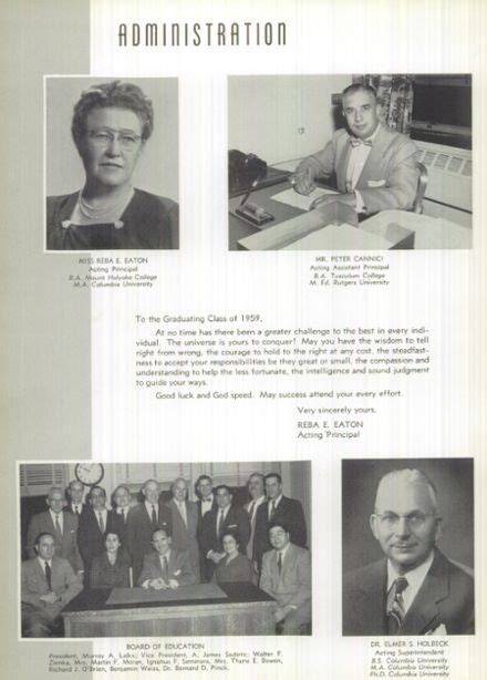 Explore 1959 Passaic High School Yearbook Passaic Nj
