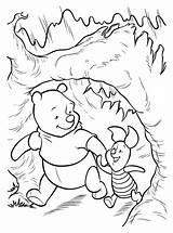 Winnie Pooh Piglet Coloriage sketch template