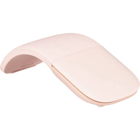 microsoft arc mouse soft pink elg  bh photo video