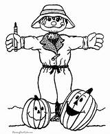 Scarecrow Scarecrows Holloween Laminas Kleurplaat Celebra Octubre Disegno sketch template