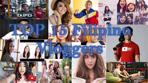 top 15 most followed filipino vloggers 2018 youtube