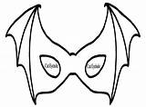Mask Coloring Pages Template Bat Superhero Masks Printable Kids Halloween Face Animal Cow Masquerade Color Print Cliparts Stencil Clipart Library sketch template