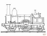 Coloring Pages Train Steam Printable sketch template