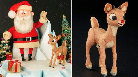 Reindeer Santa Claus Figures From Beloved Stop Motion ‘rudolph The Red