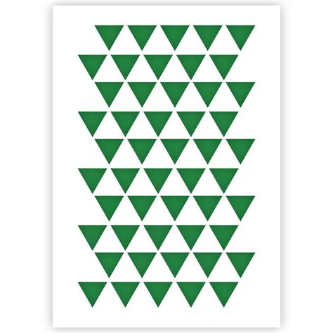 triangle stencil triangle pattern template   size etsy