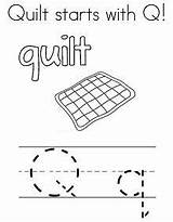 Letter Quilt Starts Quiet Pages Coloringpagesonly sketch template