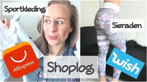 shoplog aliexpress en  sportkleding   youtube