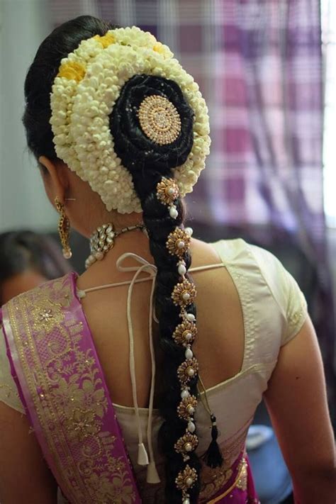 Tamil Bridal Hairdo Very Simple Yet Beautiful Satisfiq Bridal Bridal