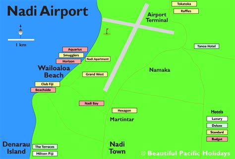 fiji airport map