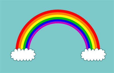 cartoon clouds  rainbow images pictures becuo
