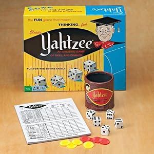 amazoncom winning moves games yahtzee classic  exciting game  skill  chance game toys