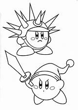 Coloring Kirby Popular sketch template