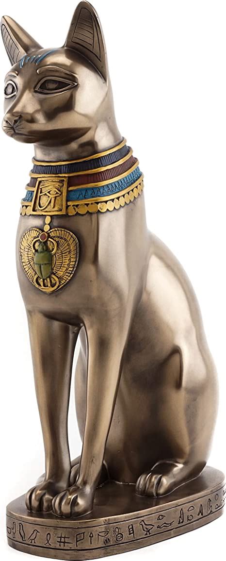 private label ancient egyptian cat god bastet statue bast diety amazon