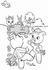 Goldilocks Pigs Schwein Ausmalbilder Schweinchen Kleinen Letzte Handy Manny sketch template