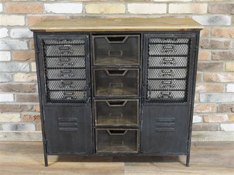 black industrial metal cabinet tang  home