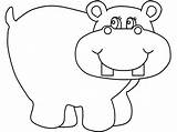 Coloring Hippo Pages Hippopotamus Kids Para Colorir Cute Imprimir Hipopótamo Printable Moldes Animal Desenhos Pintar Hipopotamo Desenho Sheet Print Color sketch template