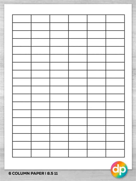 printable  column chart printable templates