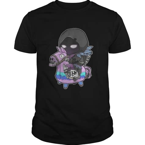 raven riding  llama fortnite shirt trend tee shirts store