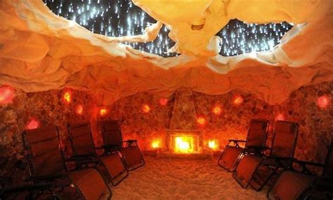 salt cave therapy session  elements salon spa groupon