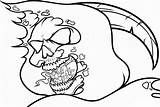 Skull Grim Reaper Skulls Kolorowanki Kostucha Czaszki Bestcoloringpagesforkids Coloringhome Adults Dzieci Designlooter Drukuj Pobierz sketch template