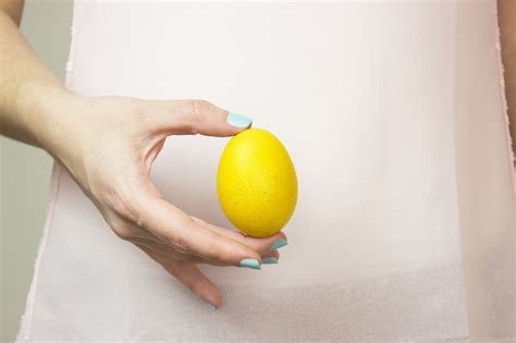 woman holding easter egg royalty  stock photo