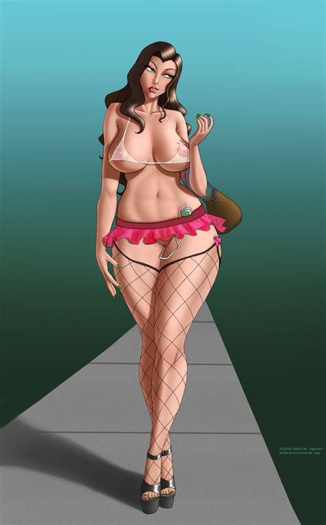 rule 34 asami sato avatar the last airbender bikini top breasts brown hair cleavage colored