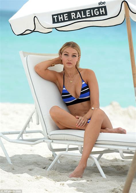 gigi hadid shares a unretouched photo of herself modelling seafolly