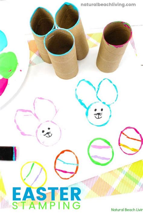 easy easter bunny crafts  preschoolers natural beach living