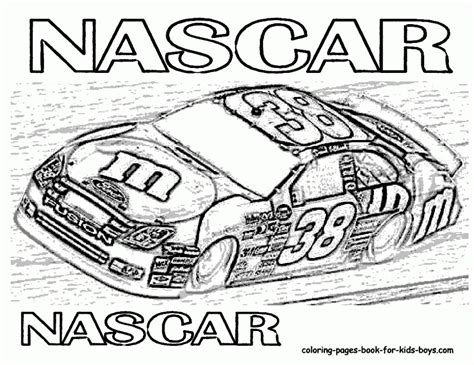 nascar coloring pages  print  kids