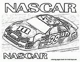 Coloring Nascar Pages Car Race Drag Kids Drawing Cars Print Racing Rod Hot Color Cool Busch Kyle Printable Disney Dirt sketch template