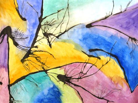 creative spirit abstract watercolor painting lesson