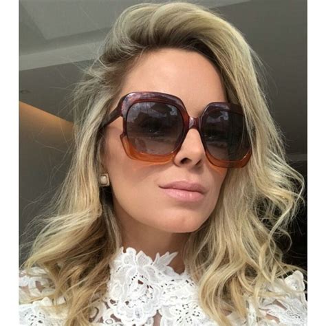 mincl luxury oversized square sunglasses women retro brand designer