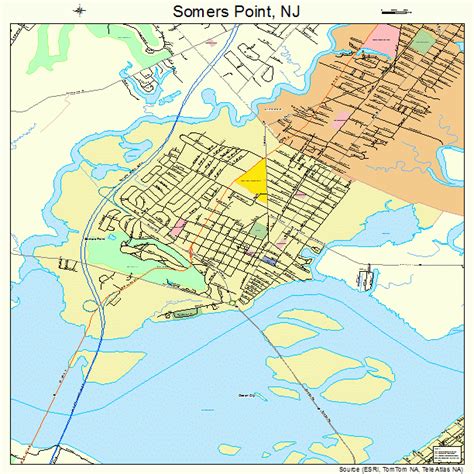 somers point  jersey street map