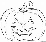 Halloween Mask Coloring Outline Pages Pumpkin Printable Print Info sketch template