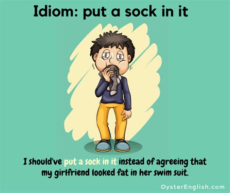 Idiom Put A Sock In It Significado Y Ejemplos Cdhistory