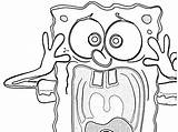 Scream Coloring Pages Spongebob Getdrawings sketch template