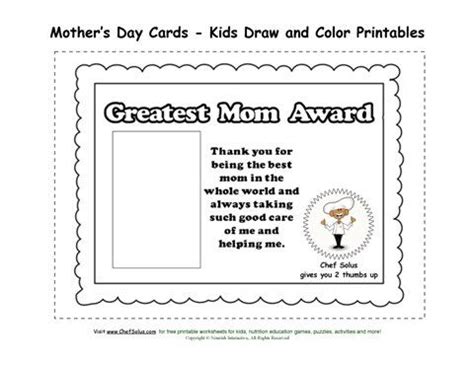 mothers day certificate coloring sheet youre  greatest mom