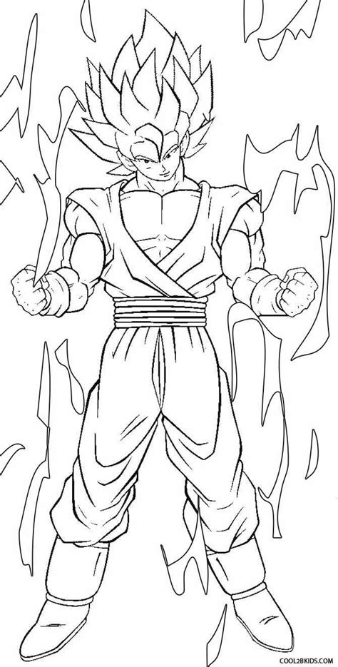 printable goku coloring pages  kids coolbkids super coloring