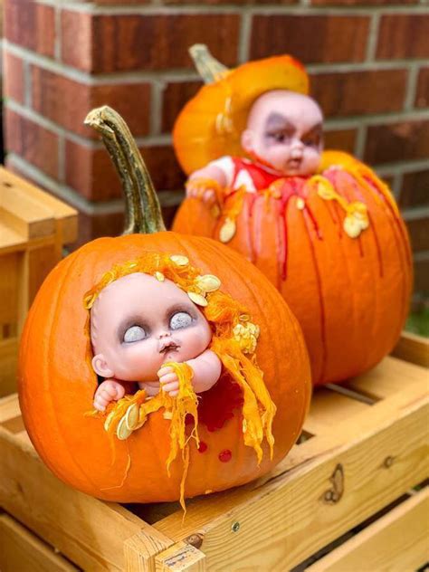 The Coolest “no Carve” Pumpkin For Halloween Decoracion Calabazas