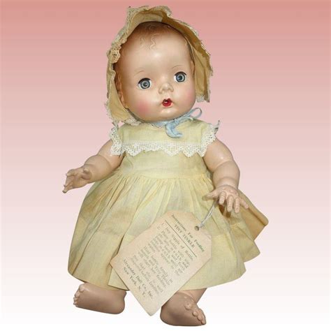Madame Alexander Rare Tiny Tinkle Doll With Wrist Tag And