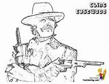 Coloring Pages Eastwood Clint Star Famous Kids Book sketch template