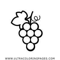 dibujo de uva  colorear ultra coloring pages