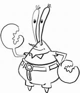Mr Krabs Coloring Pages Getcolorings Color Printable sketch template