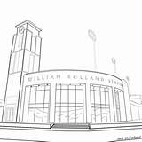 Stadium Rolland Alumni Coloring Pages William Pdf sketch template