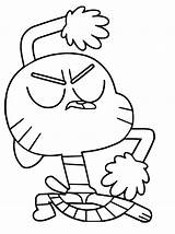 Gumball Colorir Incrivel Dancing Desenhos Mascar Incroyable Conceptions Watterson Incrível Colorindo Coloration Personagens 1200artists Coloringonly sketch template