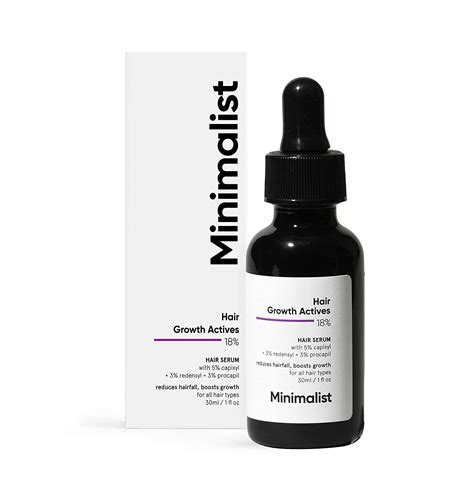 minimalist hair growth actives  serum dermatocare