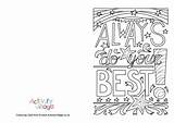 Colouring Do Always Card Pages Older Adults Kids Activity Cards Village Explore sketch template