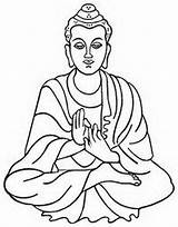 Boeddha Kleurplaten sketch template